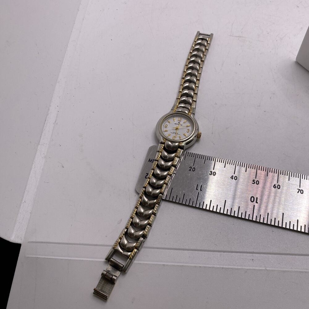 Morita Womens Vintage Silver Watch Works New Battery View 4